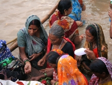 Mujeres en el Ganges, Varanasi